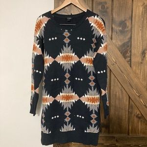 Cute sweater dress with fun print! Size 8/10 (Medium)